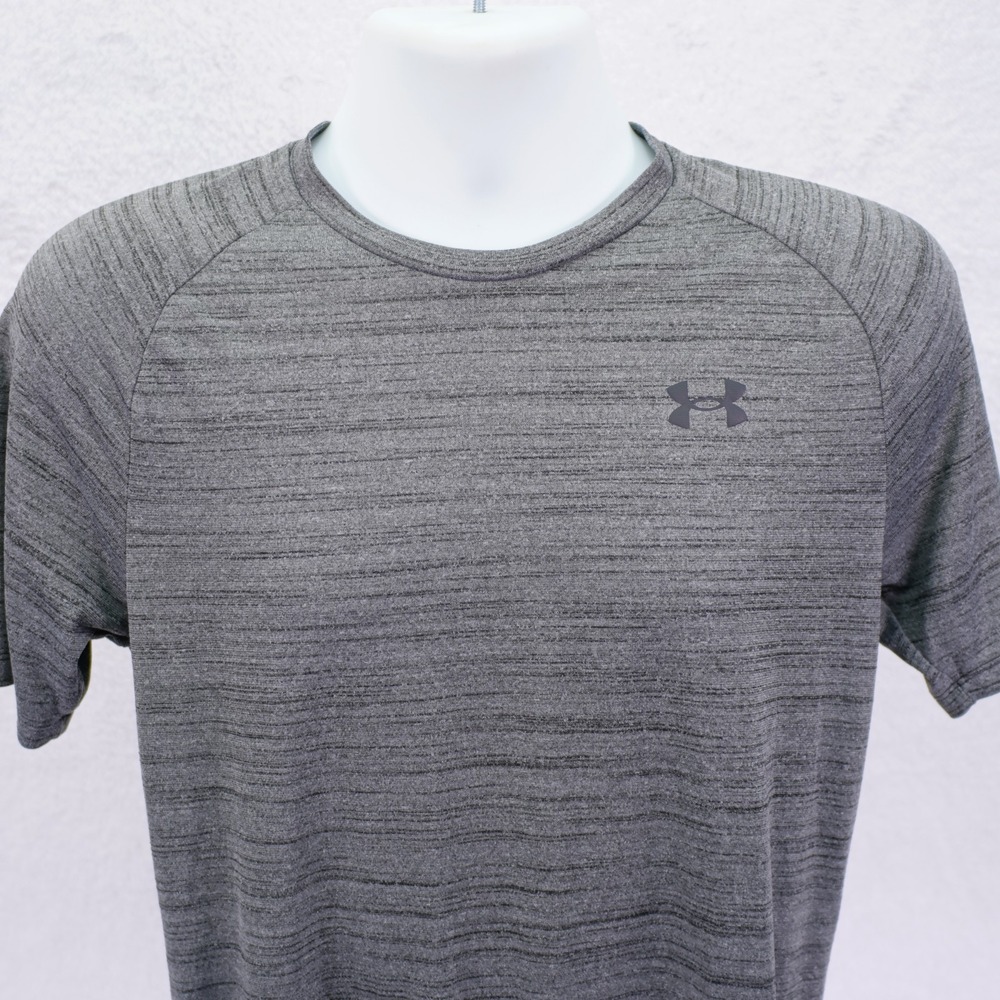 Under Armour‎ Loose -Small- Heather Gray Crew Neck T-Shirt Short Sleeve